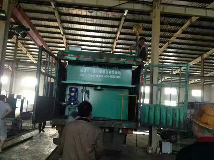 污水处理施工现场